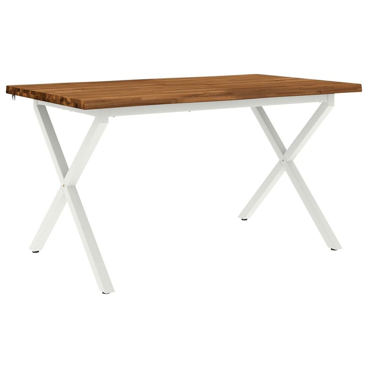 Τραπέζι Φαγητού με Ζωντανό Χείλος 140 x 80 x 75 cm Φυσικό - Pakobazaar