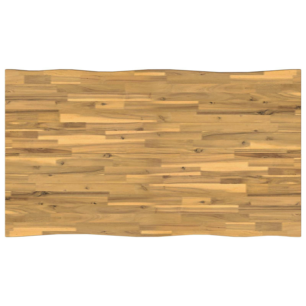 Τραπέζι Φαγητού με Ζωντανό Χείλος 140 x 80 x 75 cm Λευκό - Pakobazaar