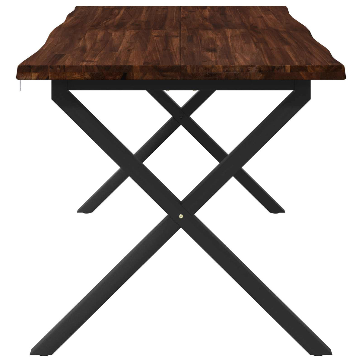 Τραπέζι Φαγητού με Ζωντανό Χείλος 160 x 80 x 75 cm - Pakobazaar