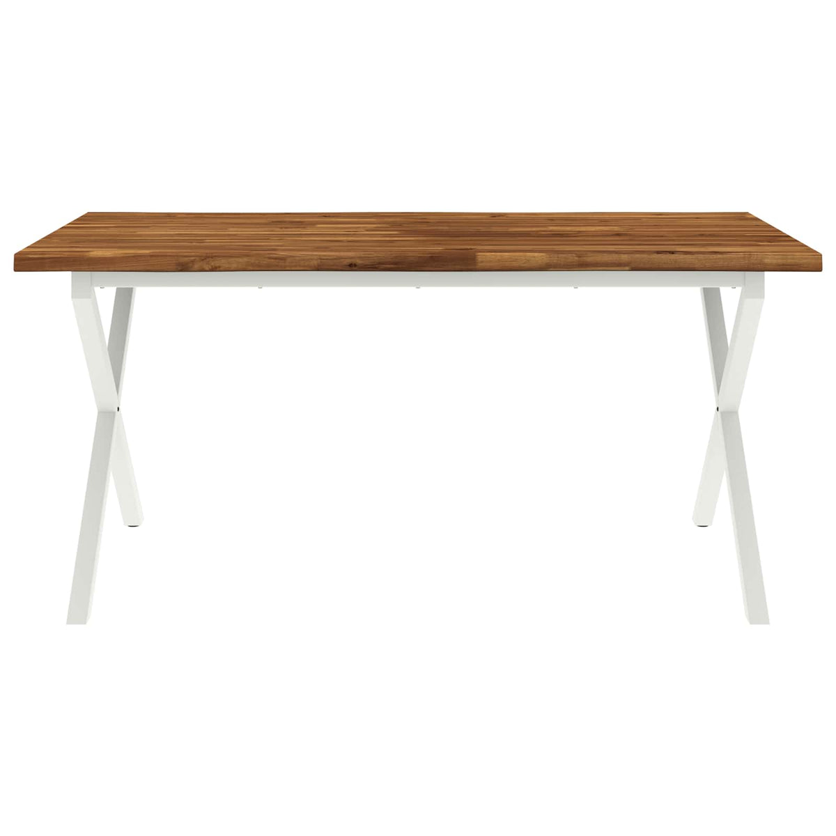 Τραπέζι Φαγητού με Ζωντανό Χείλος 160 x 90 x 75 cm Φυσικό - Pakobazaar