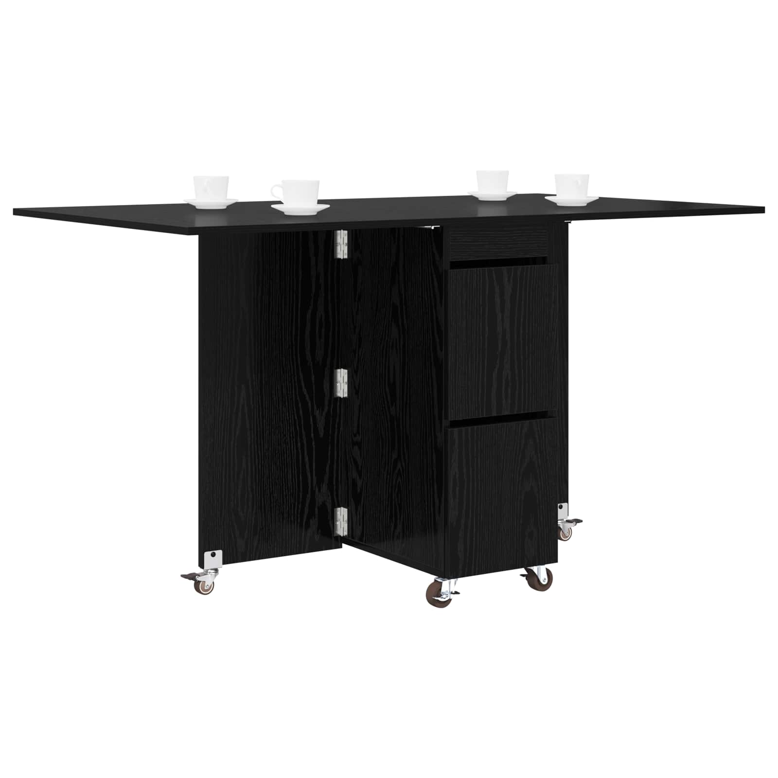 Τραπέζι φαγητού 2 pcs 140 x 80 x 77 cm Επεξεργασμένο Ξύλο - Pakobazaar