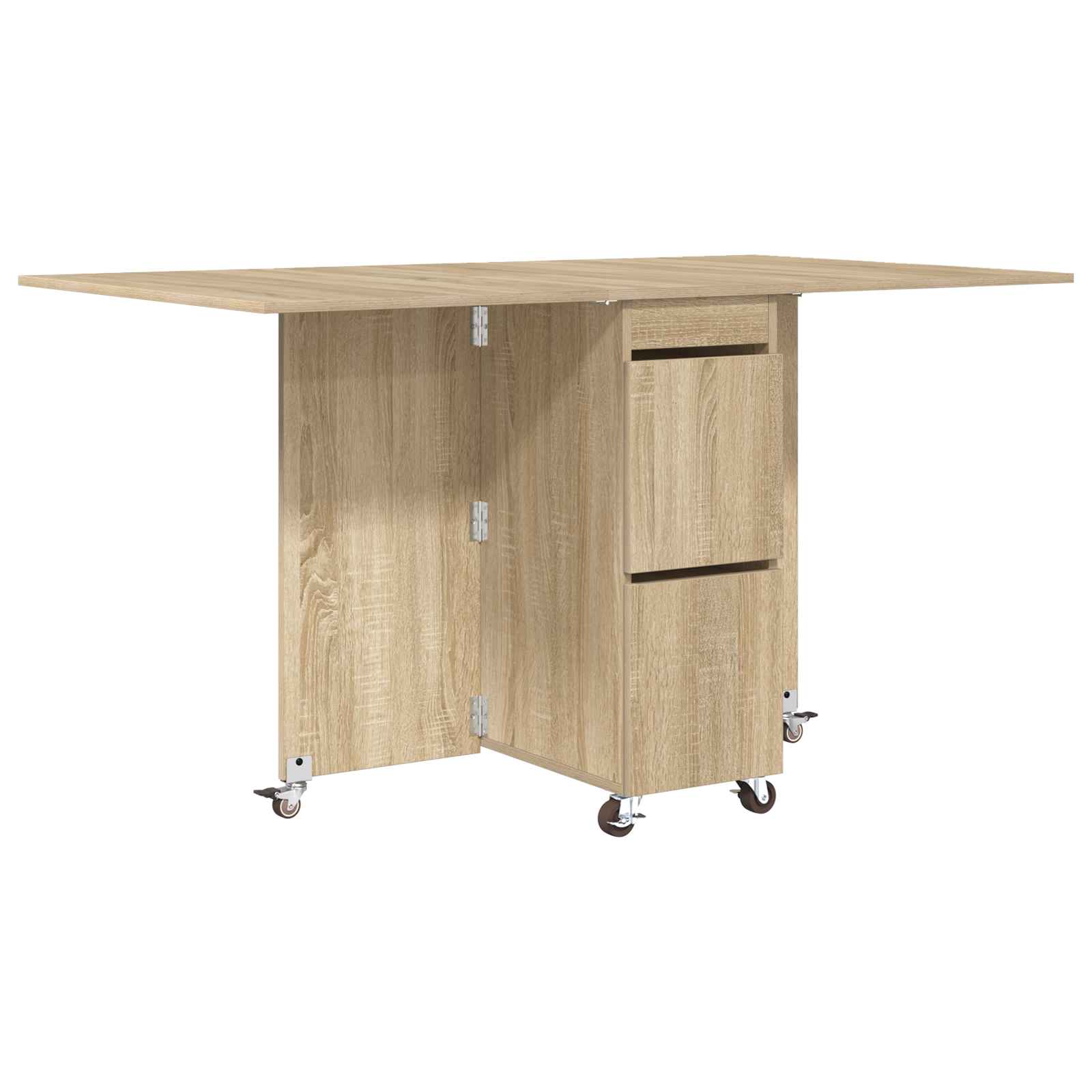 Τραπέζι φαγητού 2 pcs 140 x 80 x 77 cm Επεξεργασμένο Ξύλο - Pakobazaar