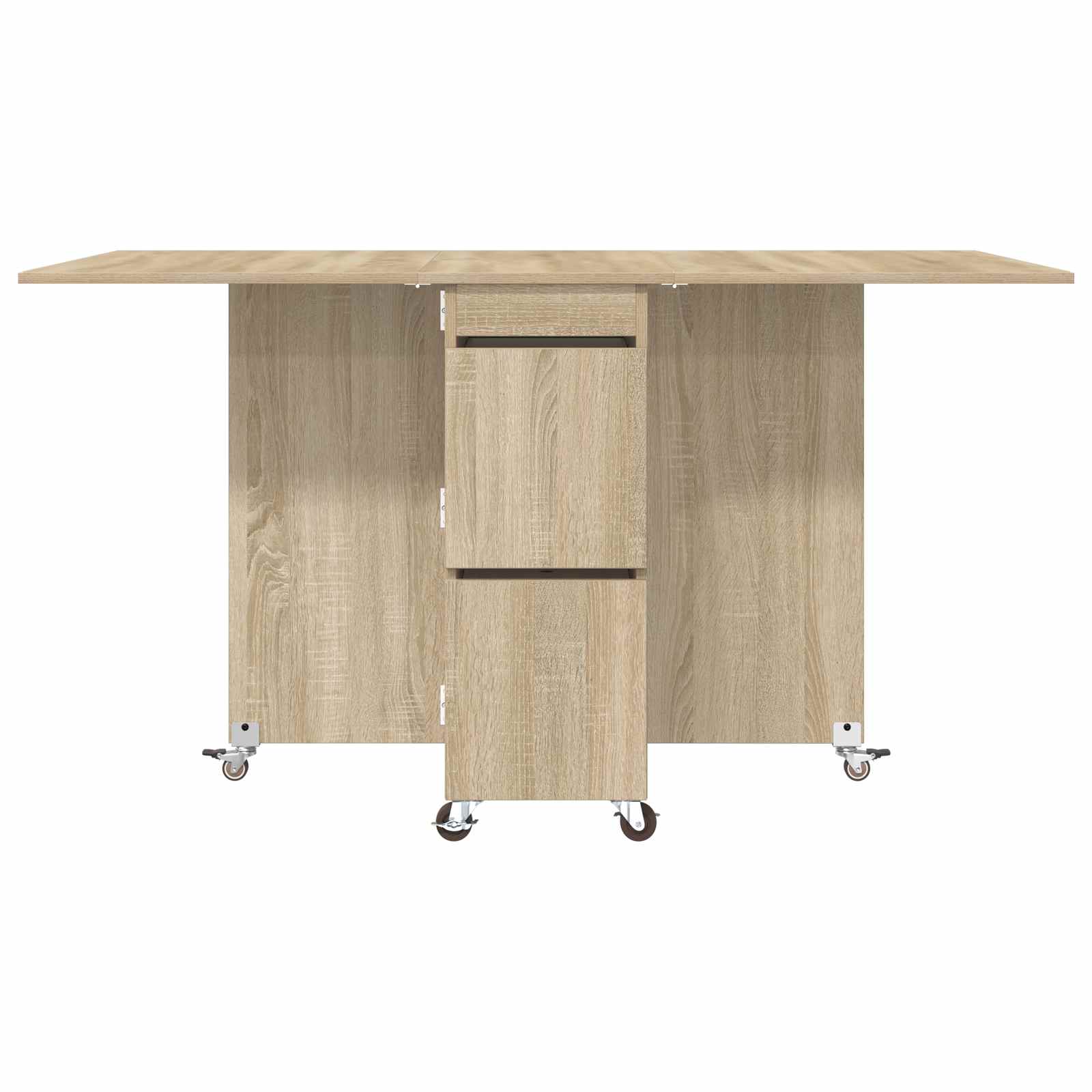 Τραπέζι φαγητού 2 pcs 140 x 80 x 77 cm Επεξεργασμένο Ξύλο - Pakobazaar