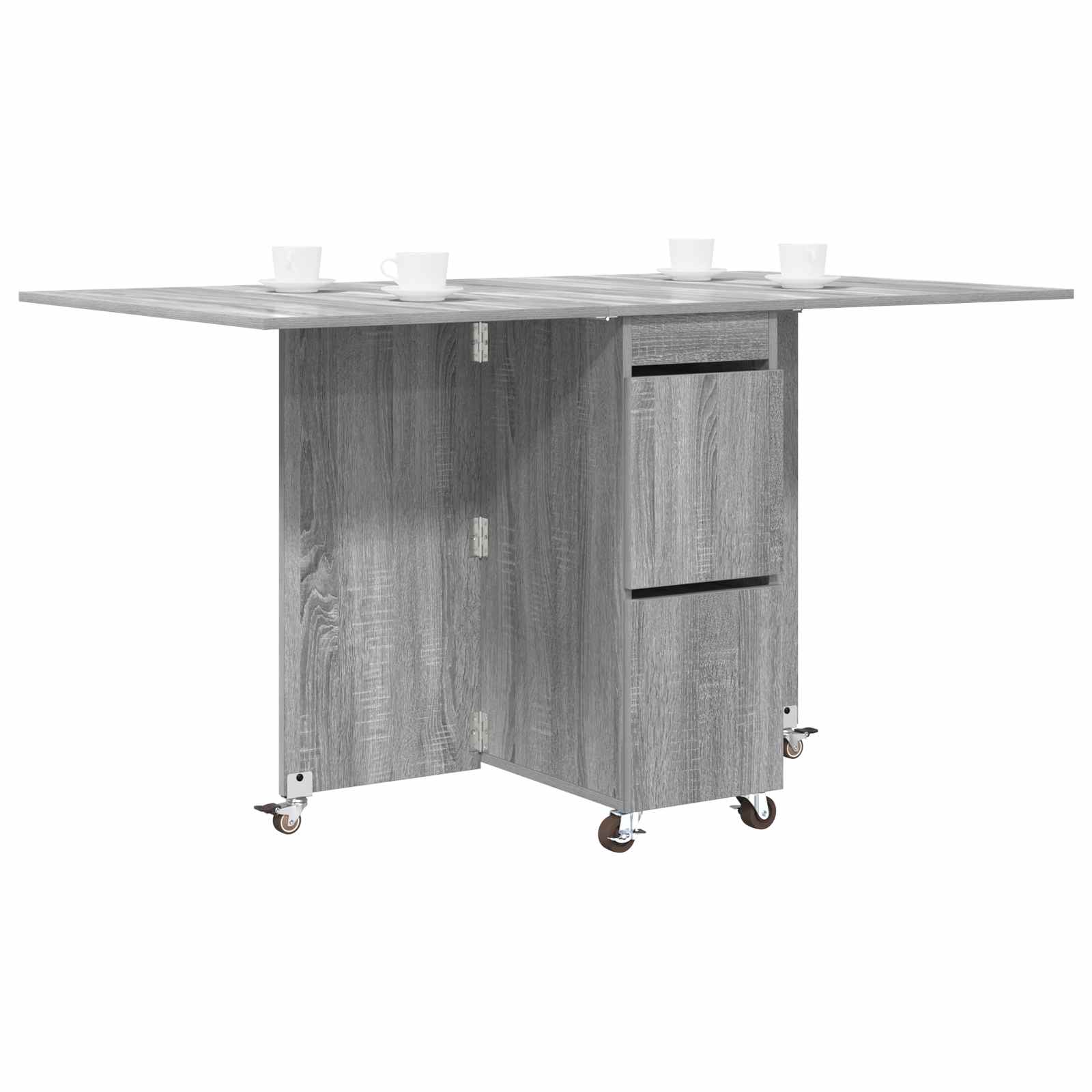 Τραπέζι φαγητού 2 pcs 140 x 80 x 77 cm Επεξεργασμένο Ξύλο - Pakobazaar