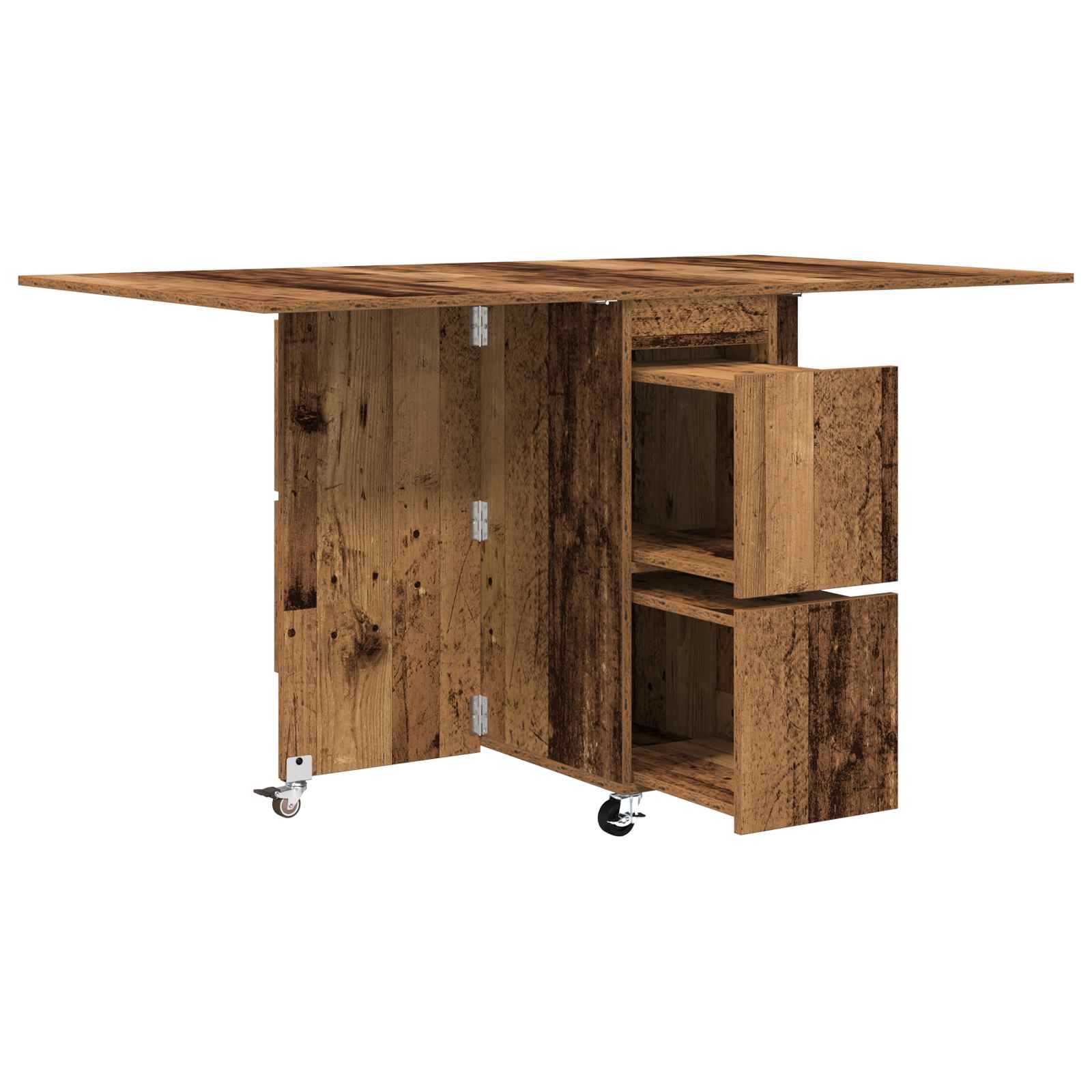 Τραπέζι φαγητού 2 pcs 140 x 80 x 77 cm Επεξεργασμένο Ξύλο - Pakobazaar