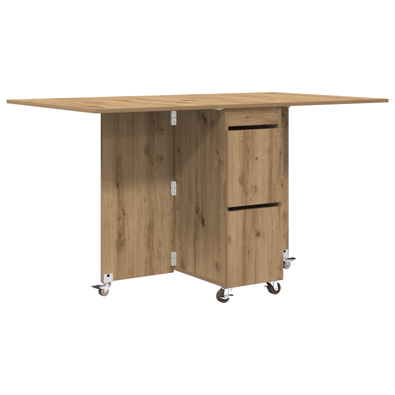 Τραπέζι φαγητού 2 pcs 140 x 80 x 77 cm Επεξεργασμένο Ξύλο - Pakobazaar