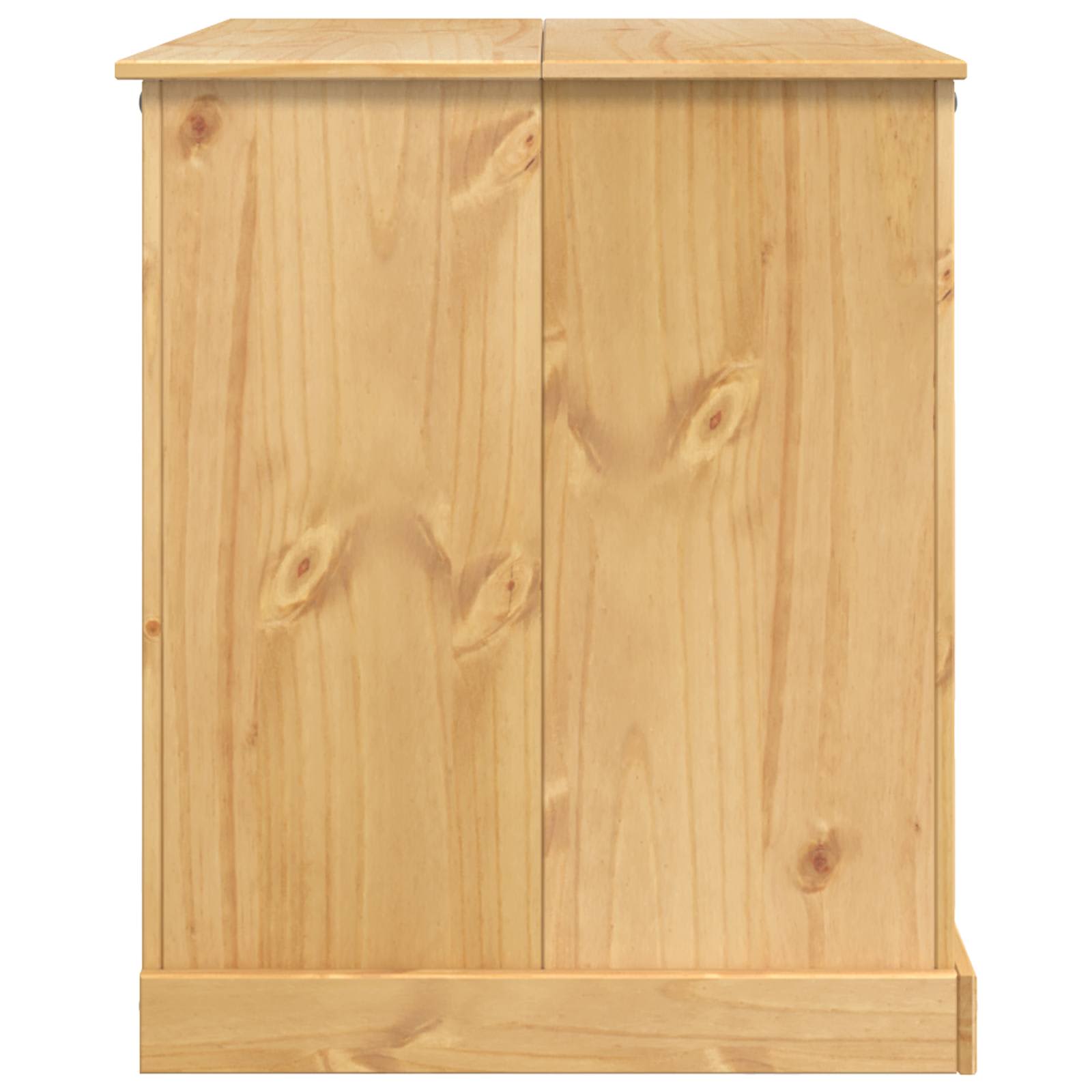 Καρότσι Κουζίνας 2 pcs Κερί Μέλι 112 x 77 x 91,5 cm Μασίφ Πεύκο - Pakobazaar