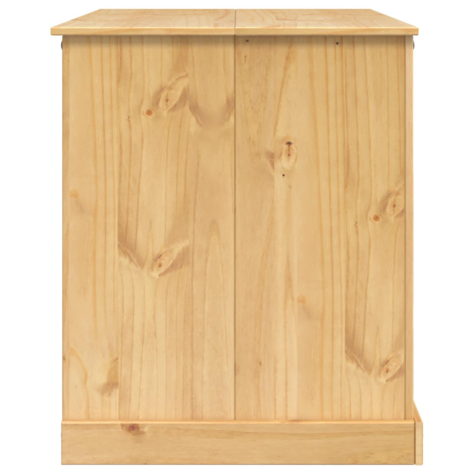 Καρότσι Κουζίνας 2 pcs Κερί Μέλι 112 x 77 x 91,5 cm Μασίφ Πεύκο - Pakobazaar