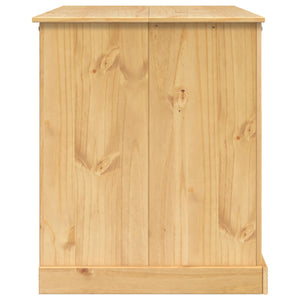 Καρότσι Κουζίνας 2 pcs Κερί Μέλι 112 x 77 x 91,5 cm Μασίφ Πεύκο - Pakobazaar