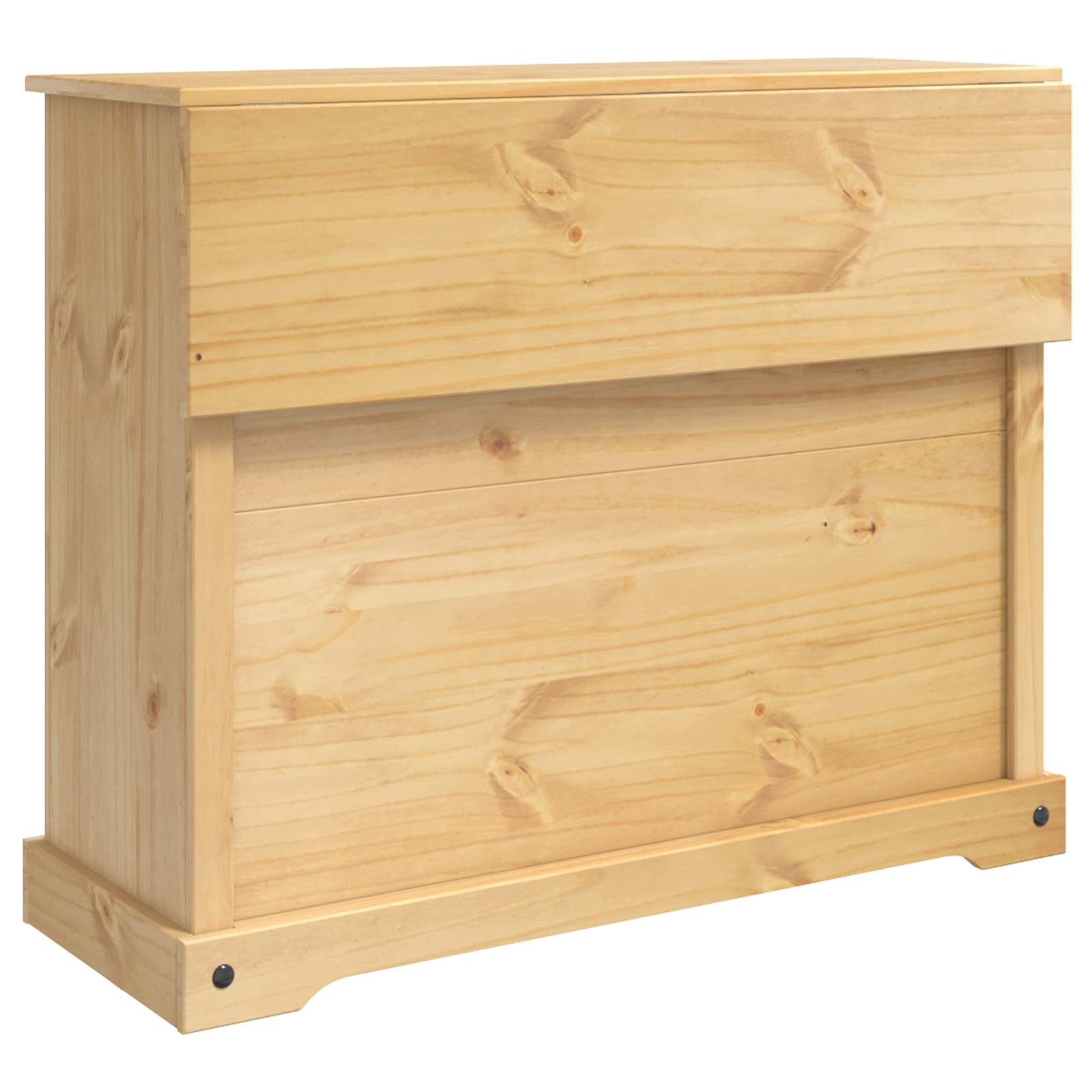 Καρότσι Κουζίνας 2 pcs Κερί Μέλι 112 x 70 x 91,5 εκ Μασίφ Πεύκο - Pakobazaar