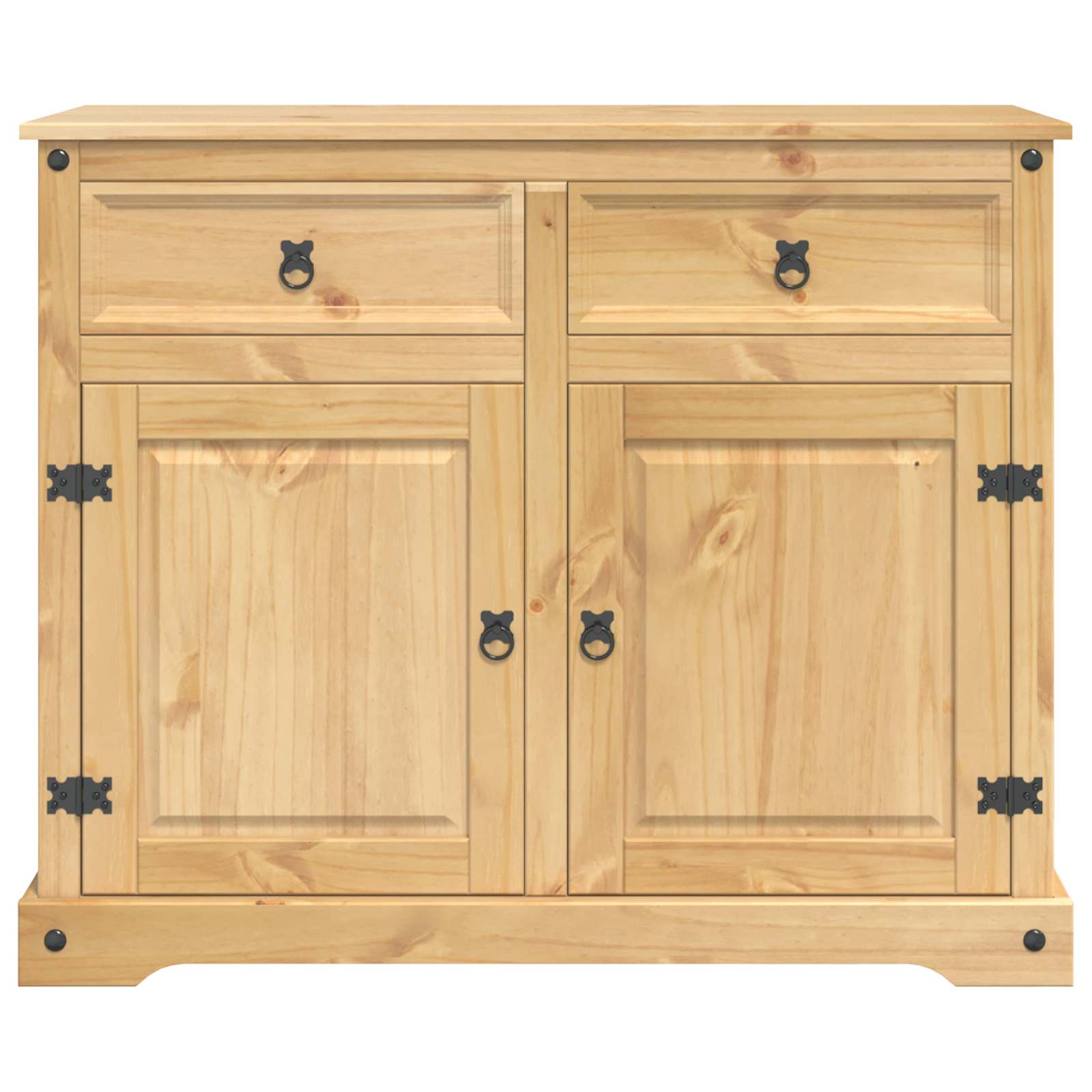 Καρότσι Κουζίνας 2 pcs Κερί Μέλι 112 x 70 x 91,5 εκ Μασίφ Πεύκο - Pakobazaar