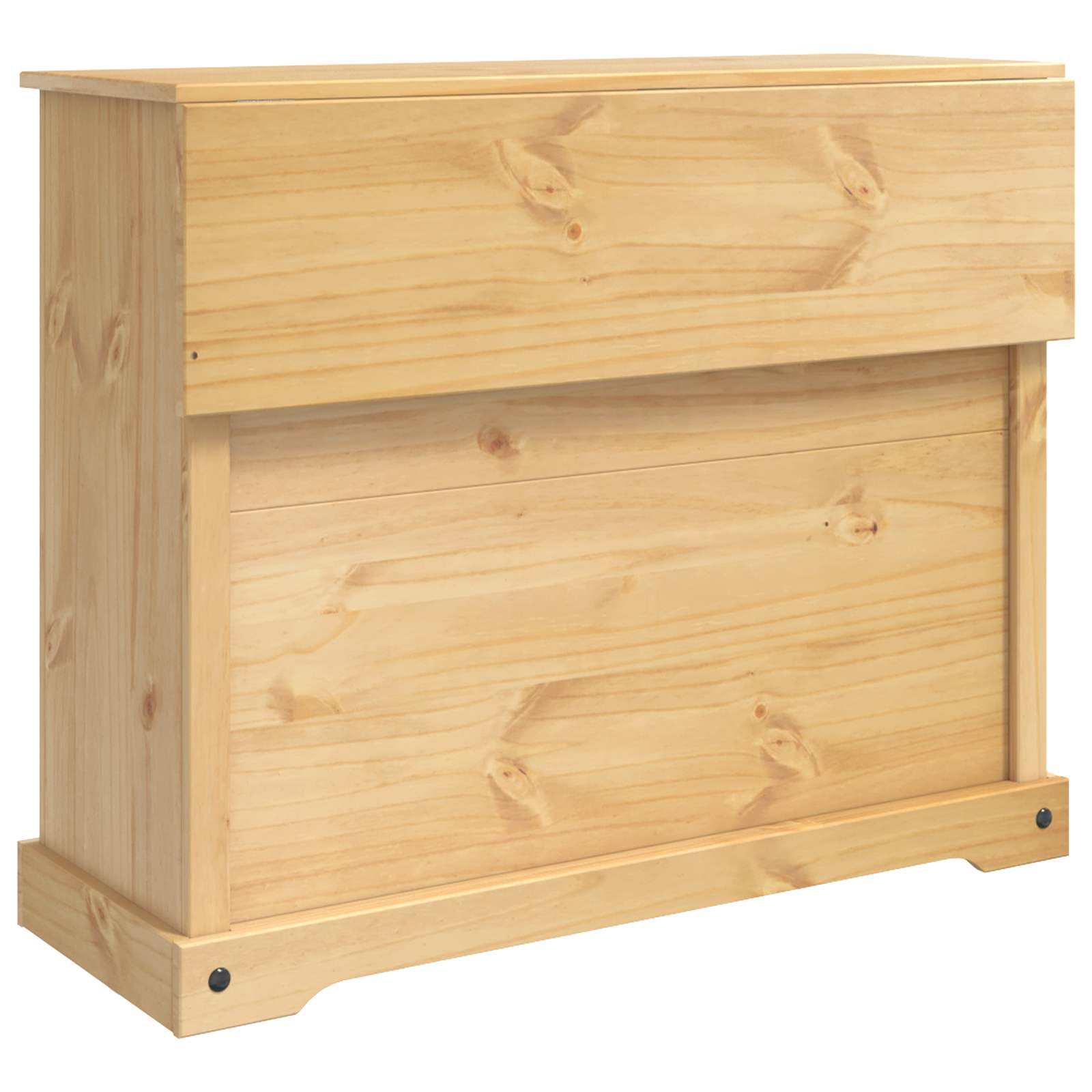 Καρότσι Κουζίνας 2 pcs Κερί Μέλι 112 x 70 x 91,5 εκ Μασίφ Πεύκο - Pakobazaar