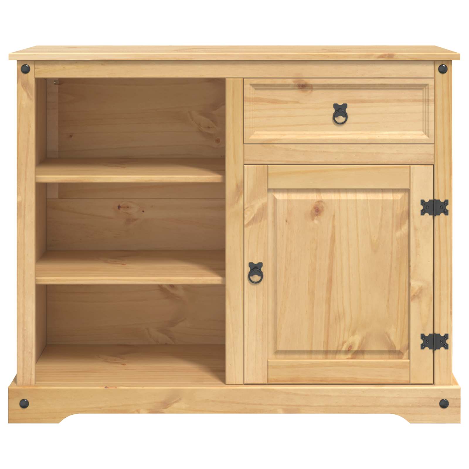 Καρότσι Κουζίνας 2 pcs Κερί Μέλι 112 x 70 x 91,5 εκ Μασίφ Πεύκο - Pakobazaar
