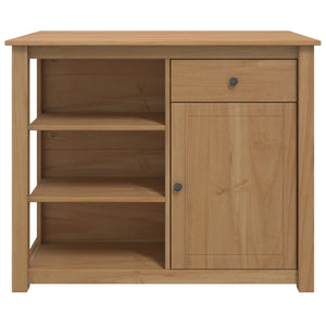 Καρότσι Κουζίνας PANAMA 2 pcs Κερί Μέλι 112 x 77 x 90 εκ - Pakobazaar