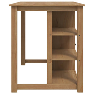 Καρότσι Κουζίνας PANAMA 2 pcs Κερί Μέλι 112 x 77 x 90 εκ - Pakobazaar
