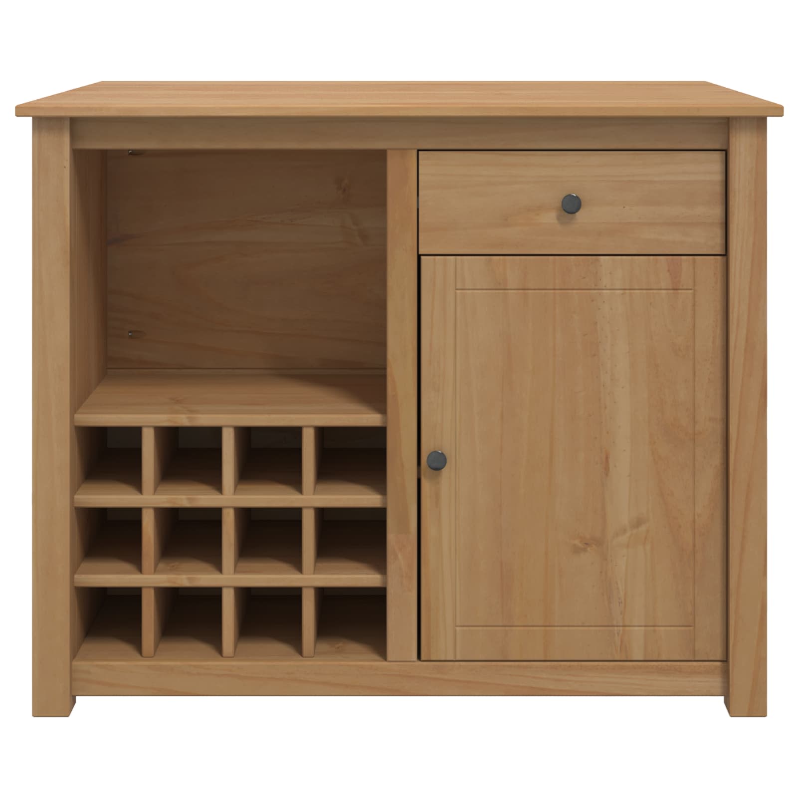 Καρότσι Κουζίνας PANAMA 2 pcs Κερί Μέλι 112 x 77 x 90 εκ - Pakobazaar