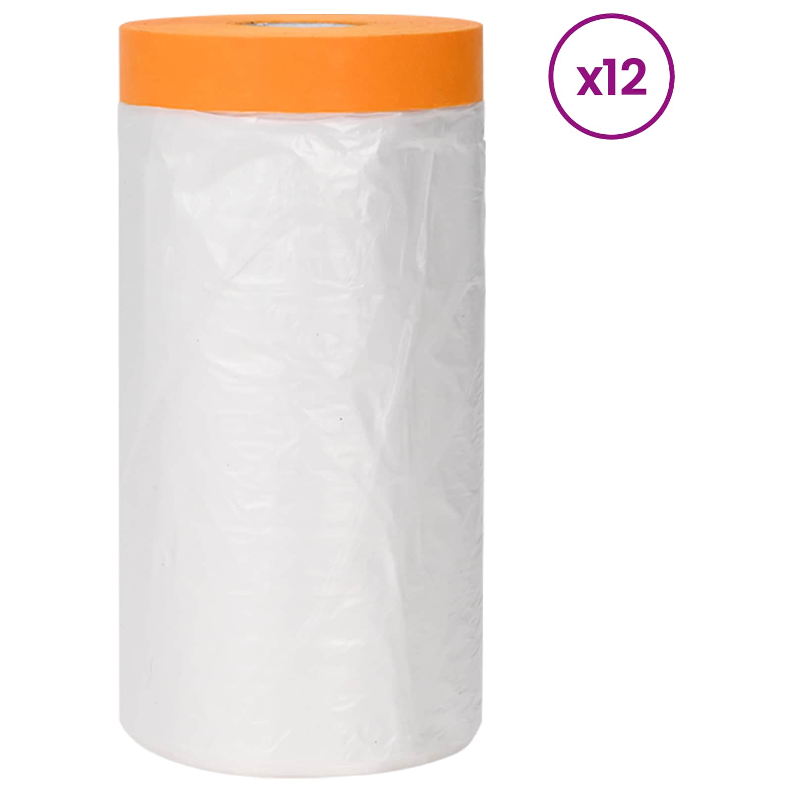 Φύλλο σκόνης με κολλητική ταινία 12 pcs Διαφανές 140 x 3300 εκ. - Pakobazaar