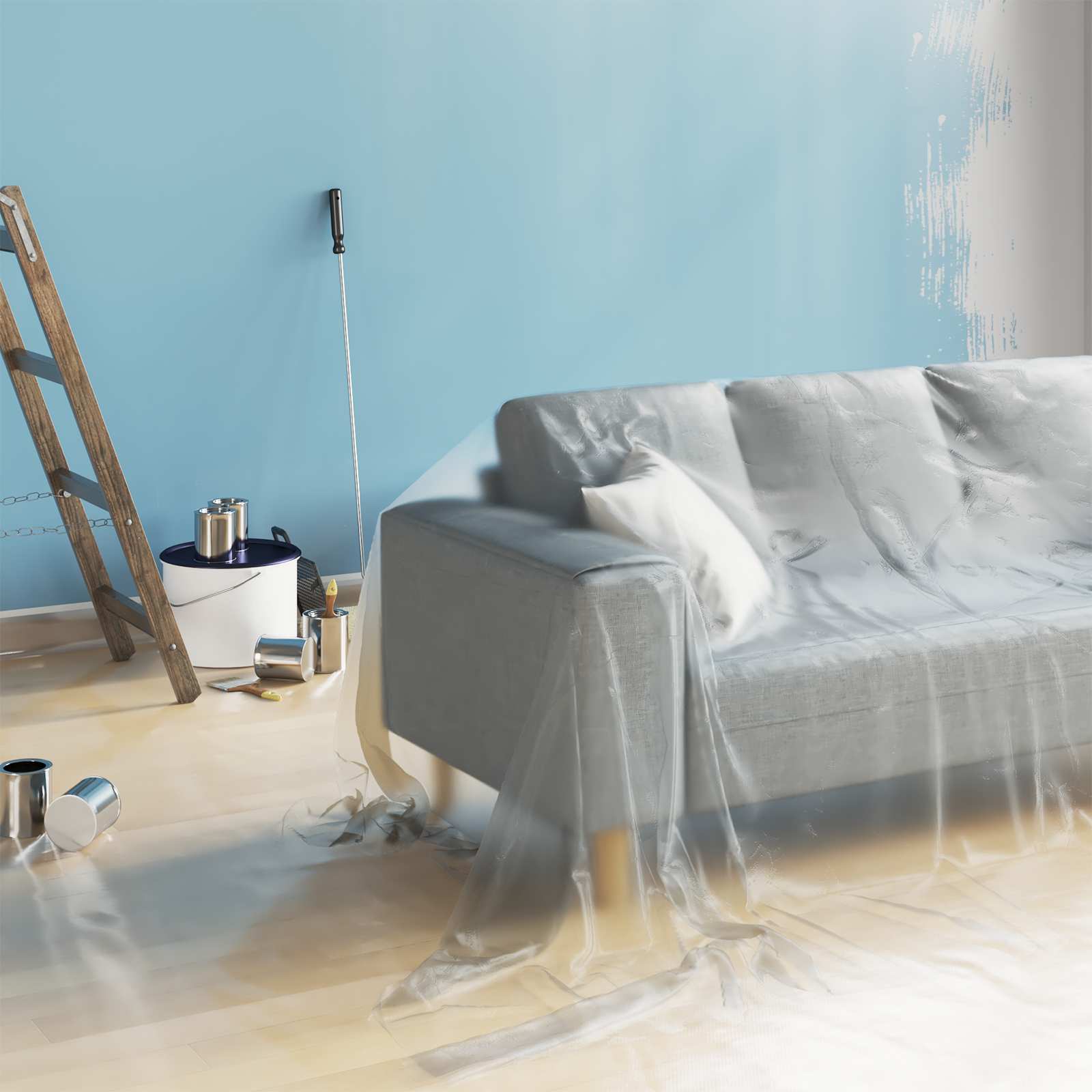 Φύλλο σκόνης 6 pcs Διαφανές 400 x 500 cm HDPE - Pakobazaar