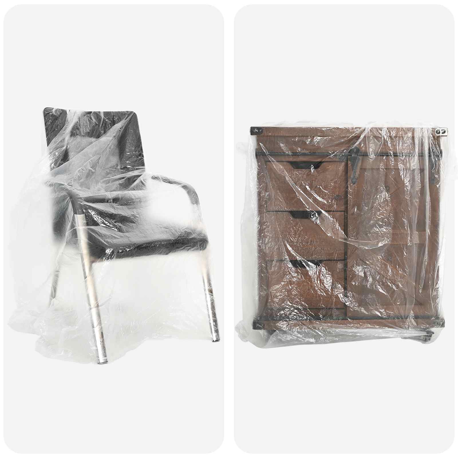 Φύλλο σκόνης 6 pcs Διαφανές 400 x 500 cm HDPE - Pakobazaar