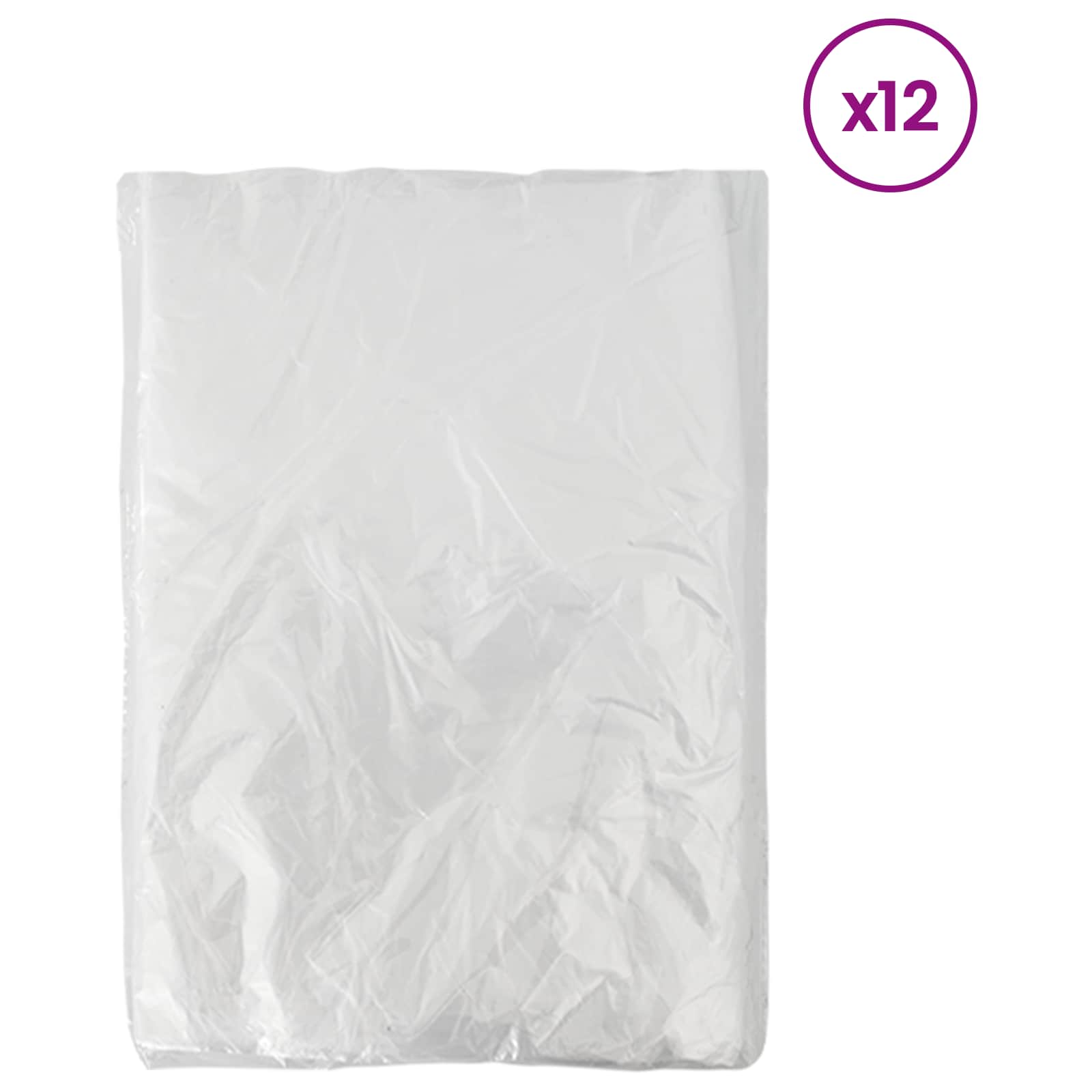Φύλλο σκόνης 12 pcs Διαφανές 400 x 500 cm HDPE - Pakobazaar