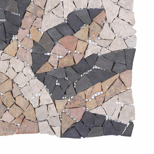 Μωσαϊκά Πλακάκια Ήλιος Πολύχρωμο 120 x 120 cm Μάρμαρο - Pakobazaar