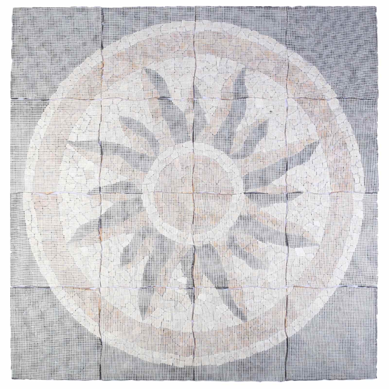 Μωσαϊκά Πλακάκια Ήλιος Πολύχρωμο 120 x 120 cm Μάρμαρο
