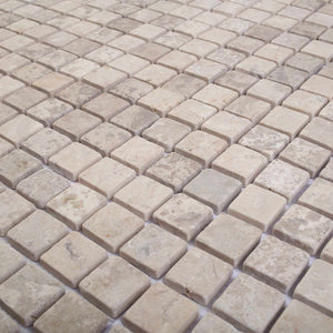 Πλακίδια Μωσαϊκού Κρεμ 30 x 30 cm Μάρμαρο - Pakobazaar