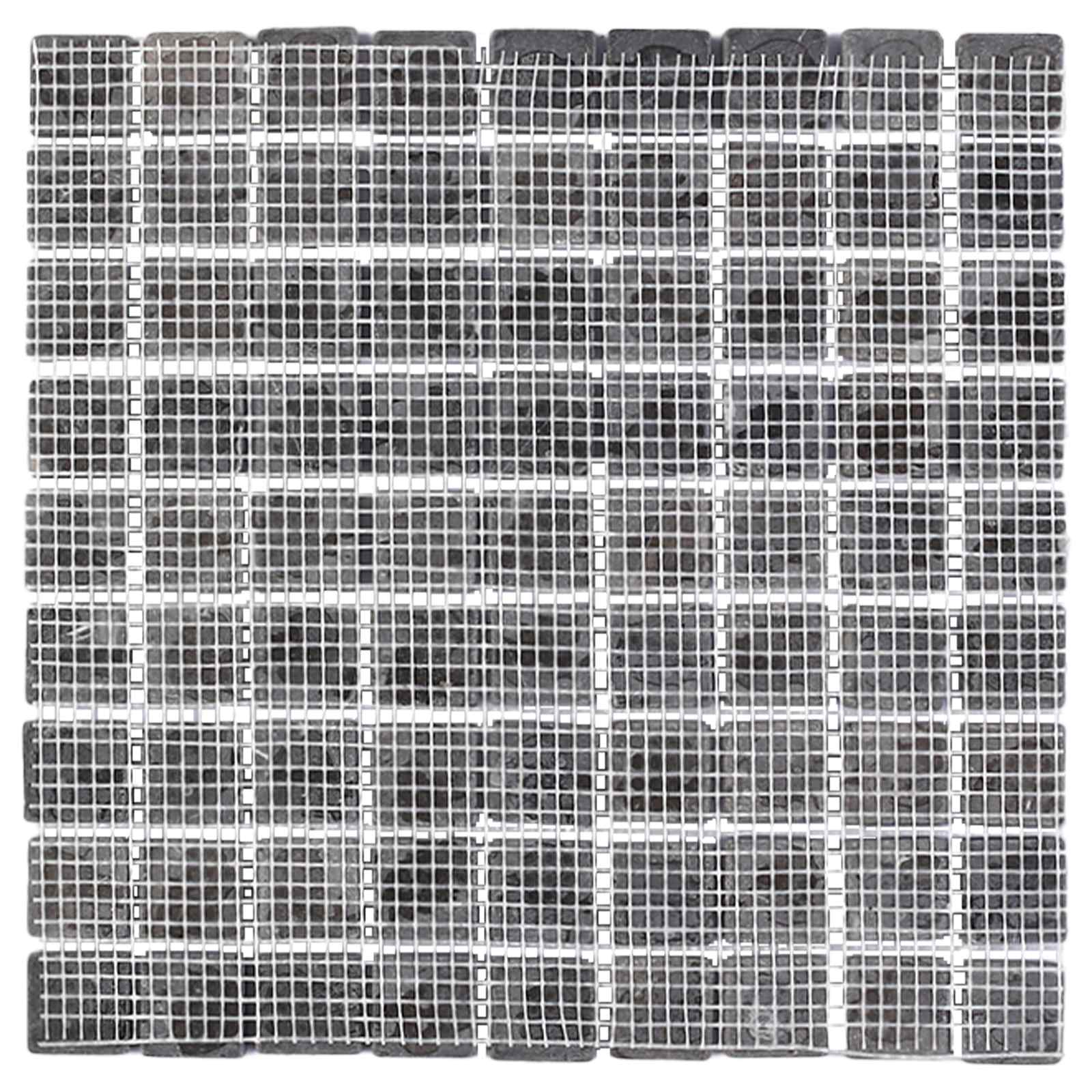 Πλακίδια Μωσαϊκού Γκρι 30 x 30 cm Μάρμαρο
