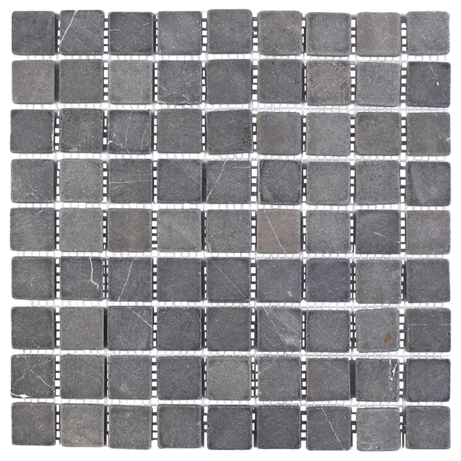 Πλακίδια Μωσαϊκού Γκρι 30 x 30 cm Μάρμαρο