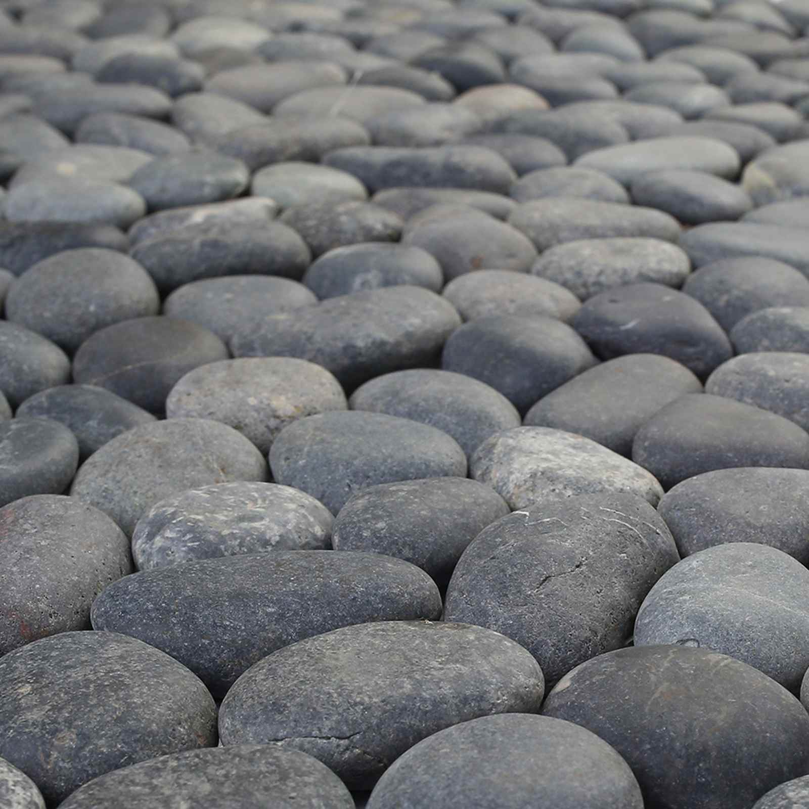 Πέτρες Pebble Γκρι 30 x 30 cm Πέτρες Ποταμού