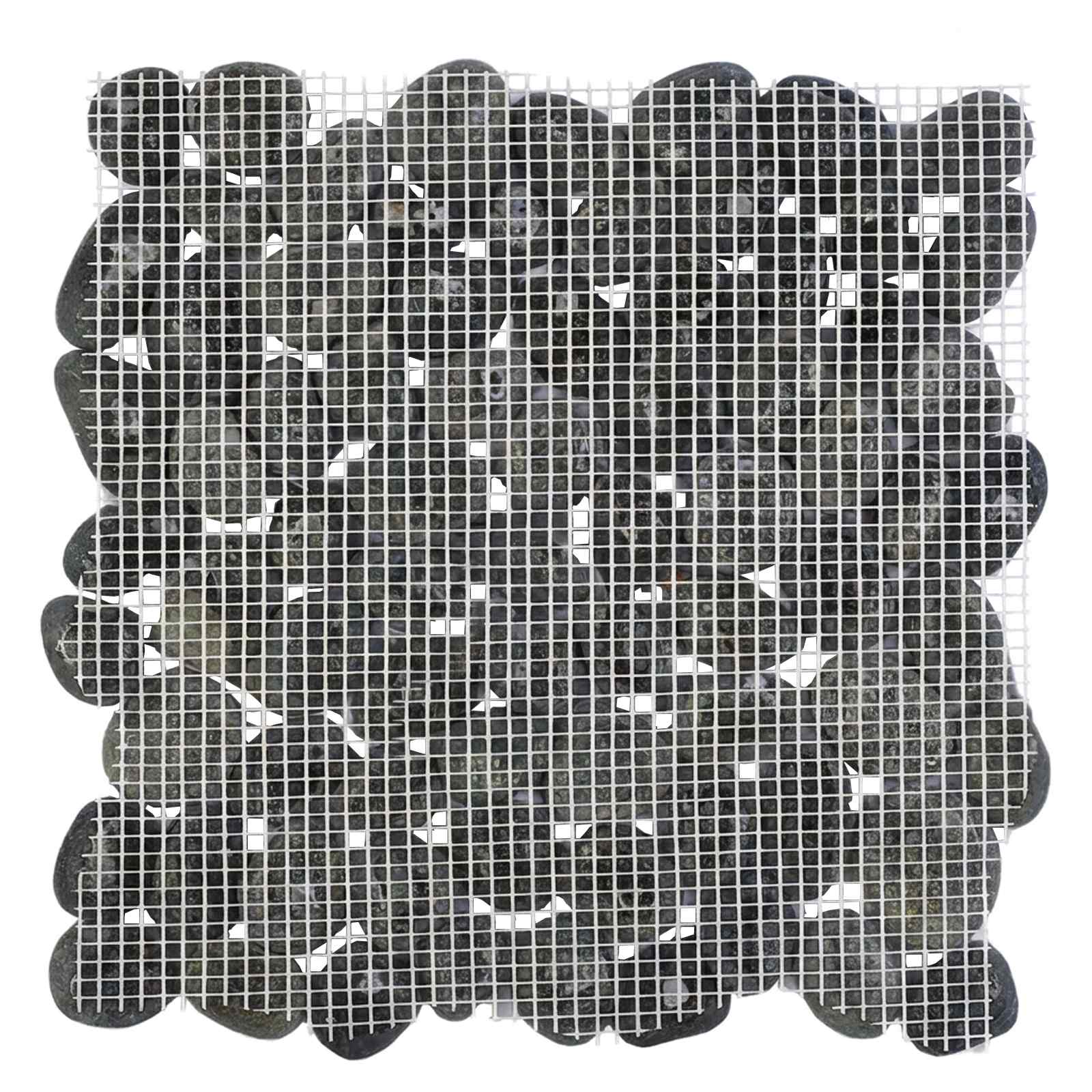 Πέτρες Pebble Γκρι 30 x 30 cm Πέτρες Ποταμού