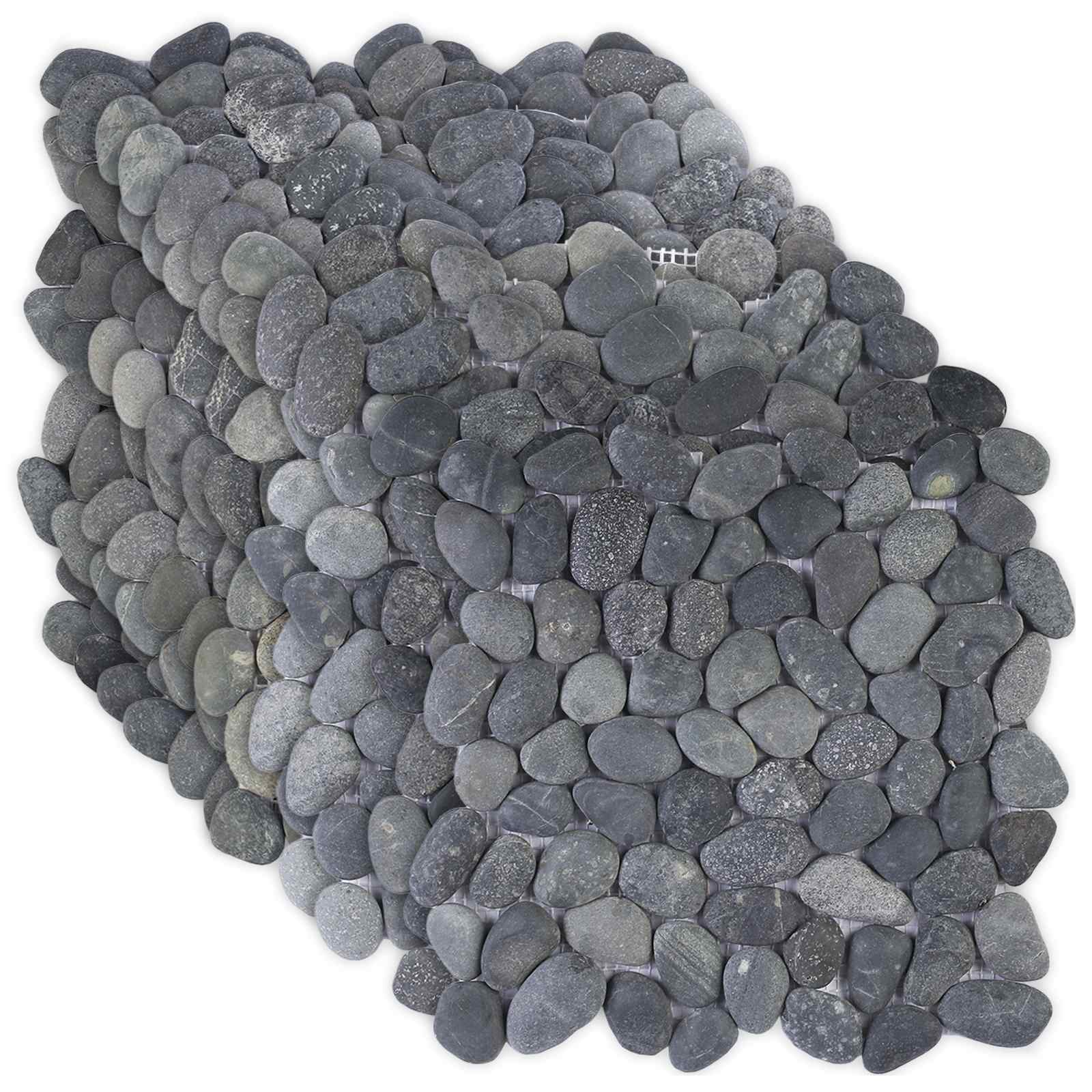 Πέτρες Pebble Γκρι 30 x 30 cm Πέτρες Ποταμού