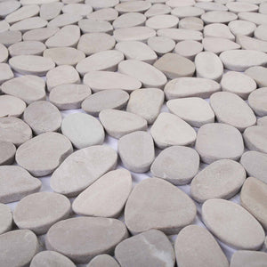 Πέτρες Pebble Taupe 30 x 30 cm Πέτρες Ποταμού - Pakobazaar