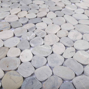 Πέτρες Pebble Γκρι 30 x 30 cm Πέτρες Ποταμού - Pakobazaar