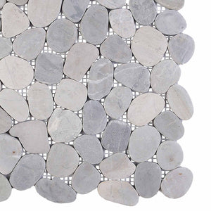 Πέτρες Pebble Γκρι 30 x 30 cm Πέτρες Ποταμού - Pakobazaar