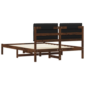Σκελετός Κρεβατιού με Επενδεδυμένο Κεφαλάρι