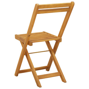 Φορητές καρέκλες κήπου 6 pcs Φυσικό 40 x 53 x 80 εκ - Pakobazaar