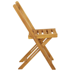 Φορητές καρέκλες κήπου 6 pcs Φυσικό 40 x 53 x 80 εκ - Pakobazaar