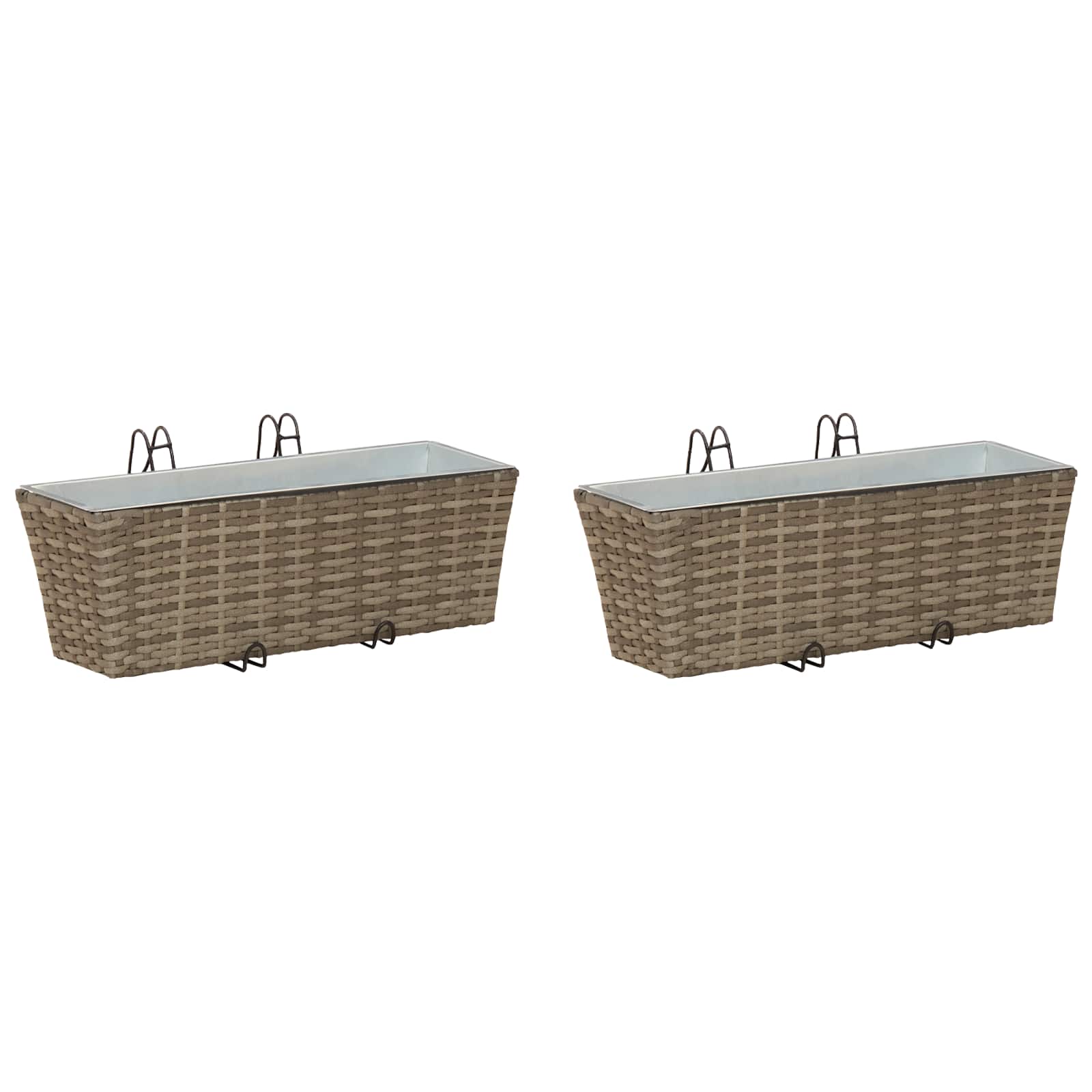 Ραφήνα 2 pcs 50 x 17 x 17 εκ Μέταλλο