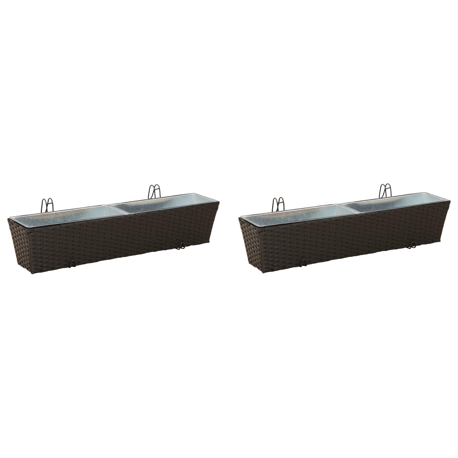 Ραφήνα 2 pcs 80 x 17 x 17 εκ Μέταλλο
