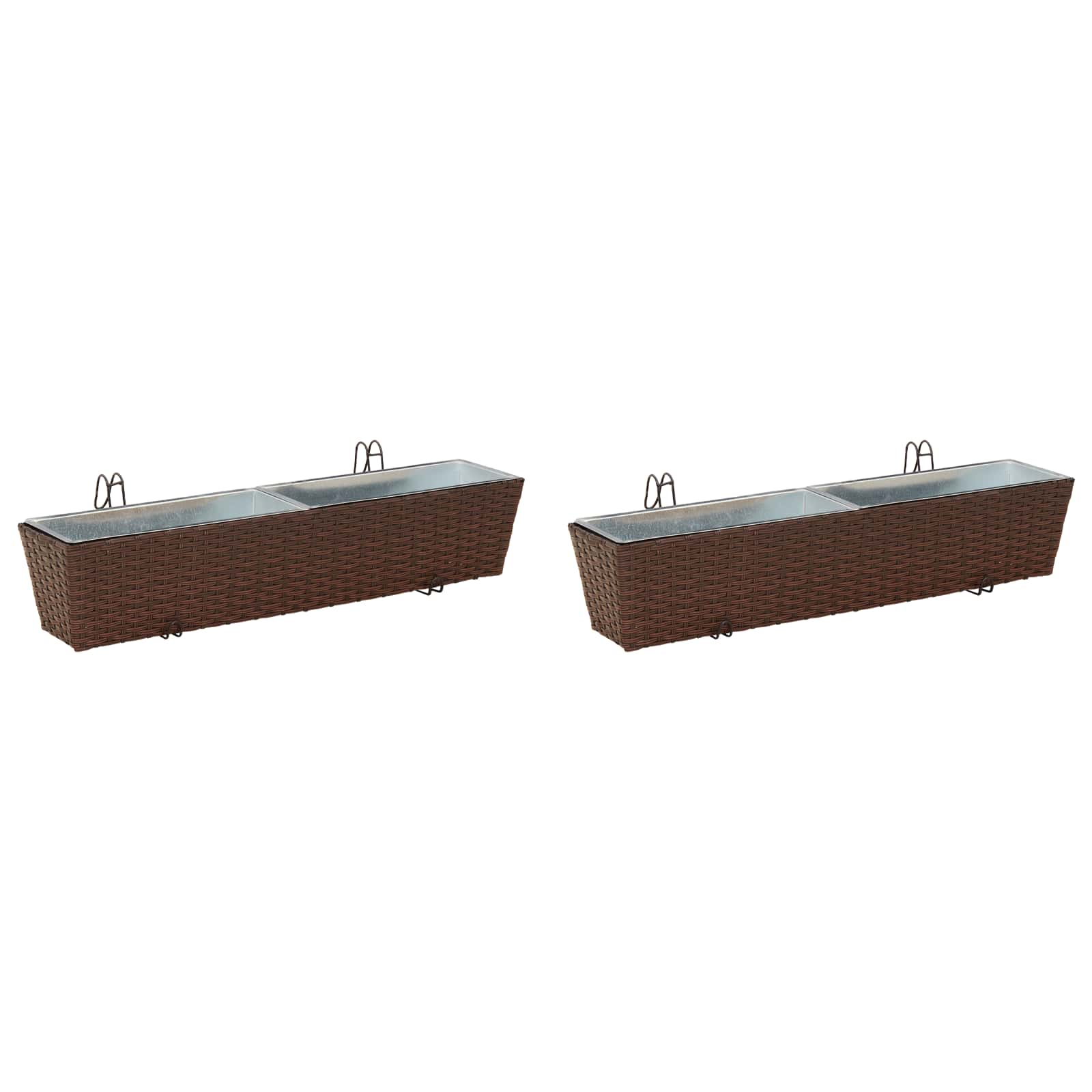 Ραφήνα 2 pcs 80 x 17 x 17 εκ Μέταλλο