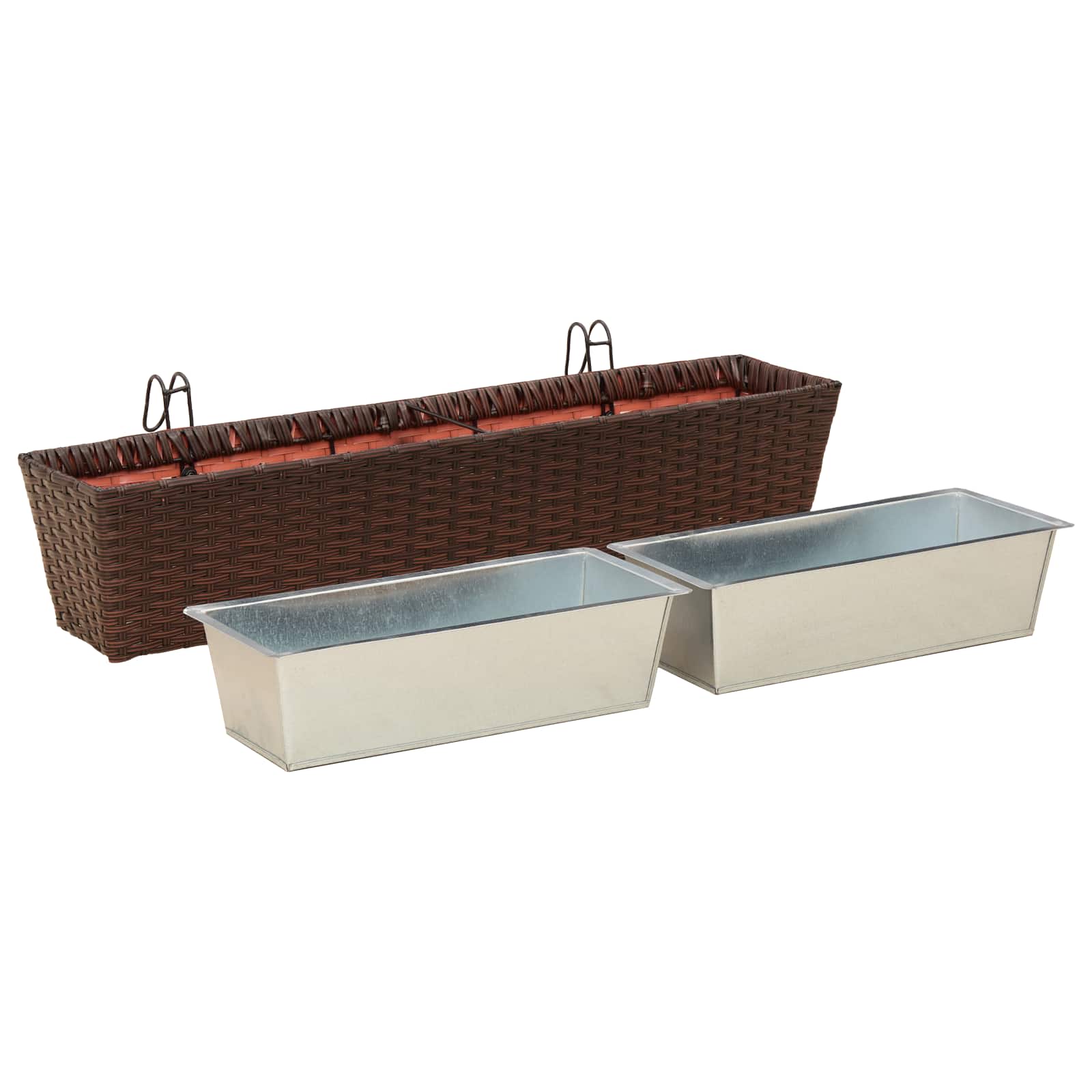 Ραφήνα 2 pcs 80 x 17 x 17 εκ Μέταλλο