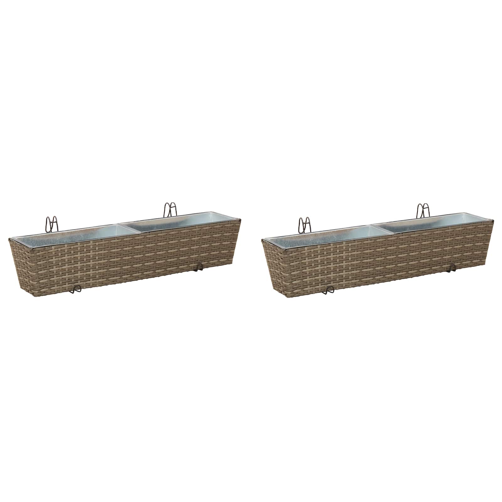 Ραφήνα 2 pcs 80 x 17 x 17 εκ Μέταλλο