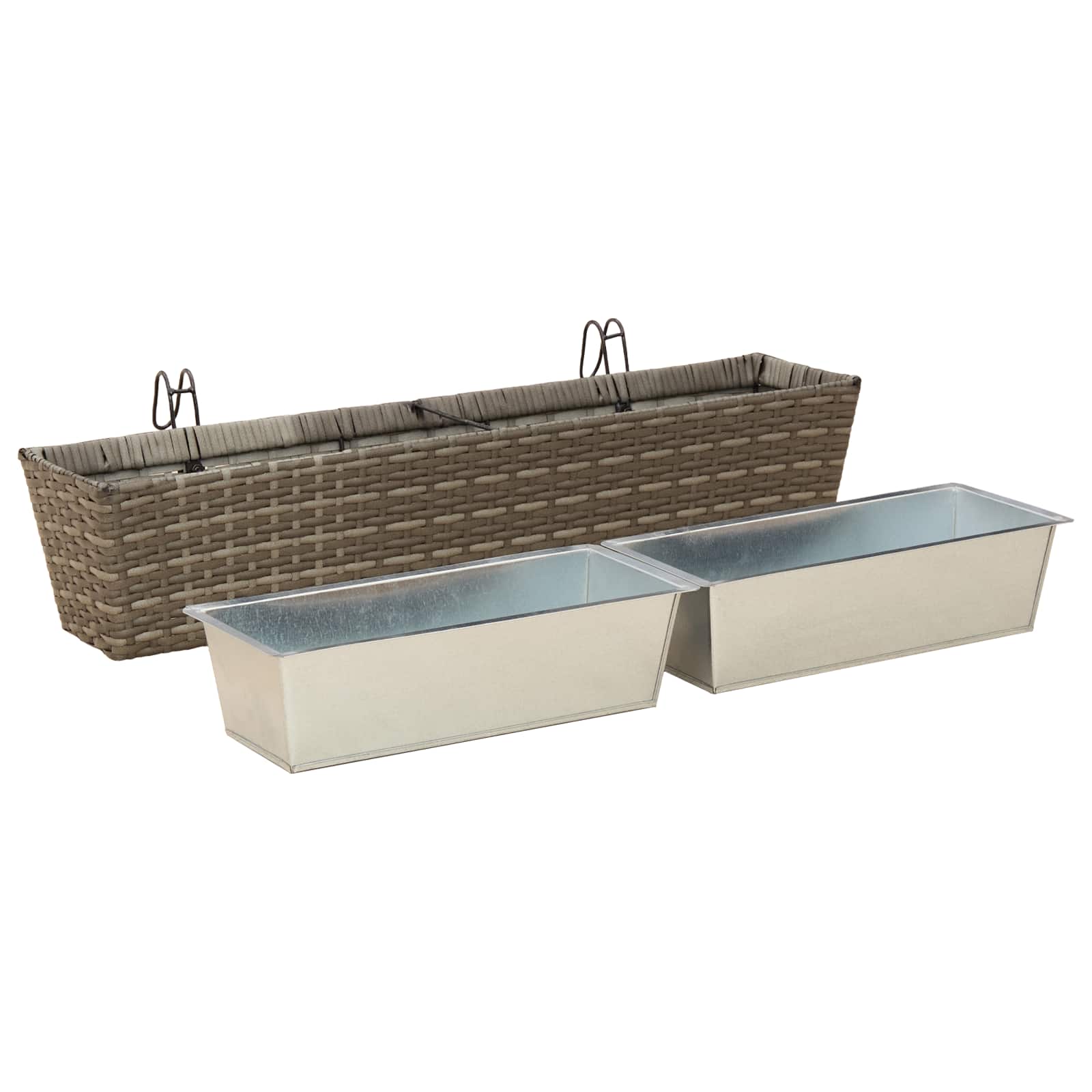 Ραφήνα 2 pcs 80 x 17 x 17 εκ Μέταλλο