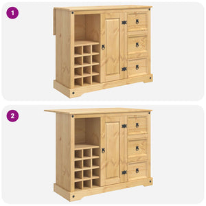 Αποθηκευτικός Χώρος Κουζίνας Κερί Μέλι 112 x 70 x 91,5 εκ - Pakobazaar