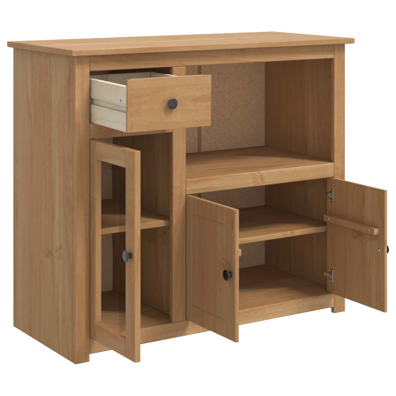 Μικροκύματα Κονσόλα PANAMA Κερί Μέλι 99.5 x 44 x 86.5 εκ. - Pakobazaar