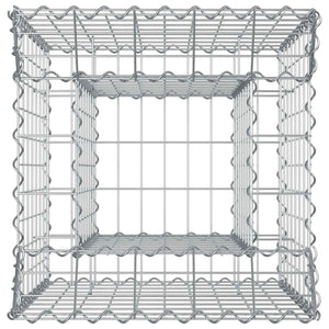 Ανασηκωμένο κρεβάτι gabion Ασημί 50 x 50 x 80 cm - Pakobazaar