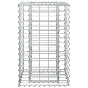 Ανασηκωμένο κρεβάτι gabion Ασημί 50 x 50 x 80 cm - Pakobazaar