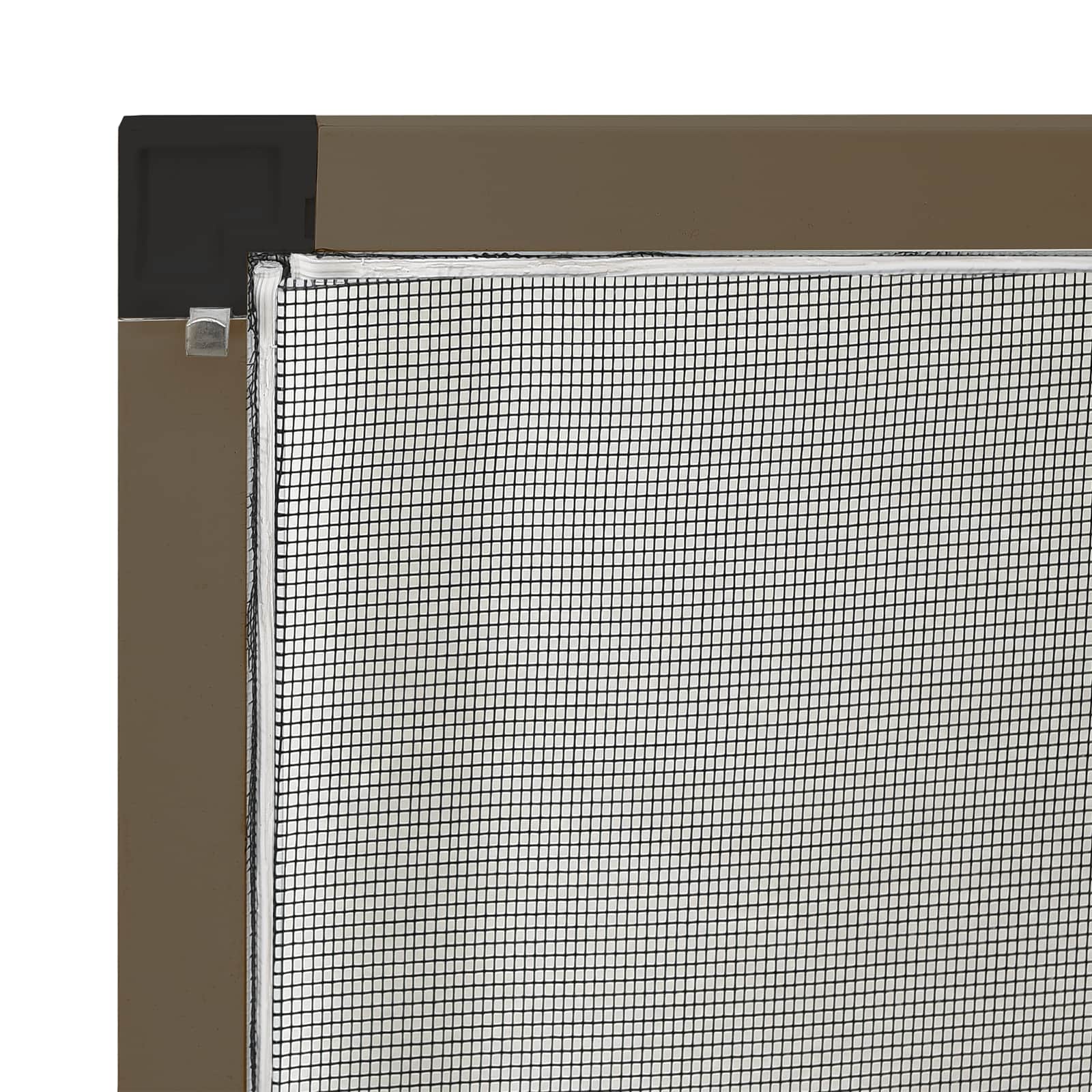 Σκηνίδα Εντόμων Για Παράθυρα Καφέ 120 x 140 cm - Pakobazaar
