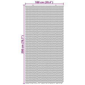 Κουρτίνα Πόρτας για Έντομα πολύχρωμο 100 x 200 cm Μπαμπού - Pakobazaar